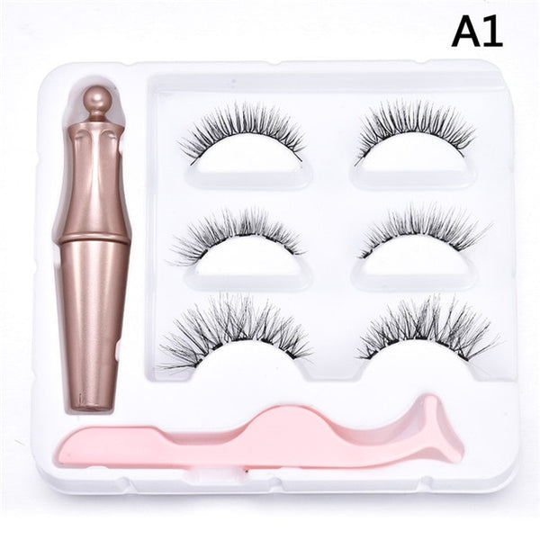 MAGNETIC EYELASHES WITH MAGNETIC EYELINER KIT