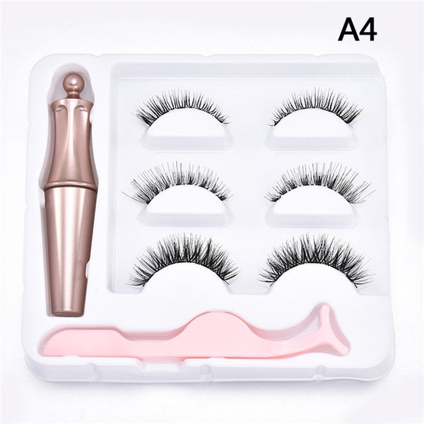 MAGNETIC EYELASHES WITH MAGNETIC EYELINER KIT