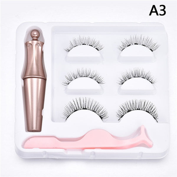 MAGNETIC EYELASHES WITH MAGNETIC EYELINER KIT